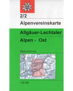 Allgauer-Lechtaler Alpen Ost 1:25.000