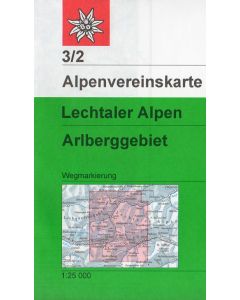 Lechtaler Alpen - Arlberggebiet 1:25.000