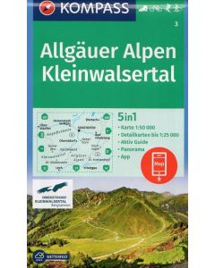 Allgauer Alpen, Kleinwalsertal 1:50.000