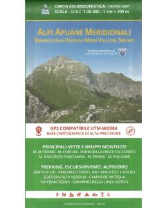 Alpi Apuane Meridionali 1:20.000 - Versilia - Media Valle del Serchio