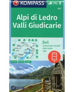 Alpi di Ledro, Valli Giudicarie 1:35.000