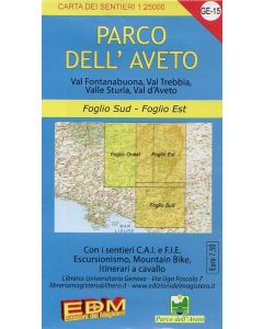 Parco dell'Aveto settore sud ed est  f.GE15 1:25.000