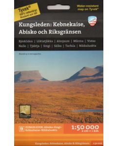 Kungsleden: Kebnekaise, Abisko & Riksgränsen 1:50.000