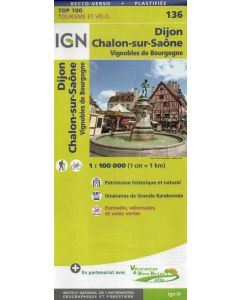 Dijon, Chalon-sur-Saône f.136 1:100.000