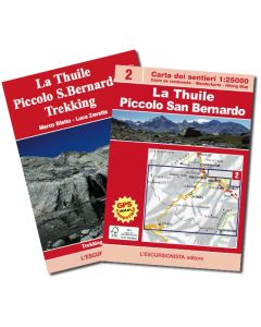 02 - La Thuile, Piccolo San Bernardo carta dei sentieri 1:25.000 ED.2014 SOLO CARTA