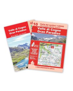 10 - Valle di Cogne, Gran Paradiso carta dei sentieri 1:25.000 ANTISTRAPPO 2023