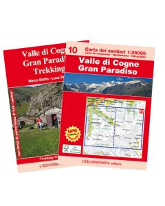 10 - Valle di Cogne, Gran Paradiso carta dei sentieri 1:25.000 ED.2018