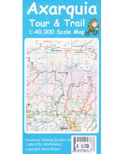 Axarquia Tour & Trail map 1:40.000