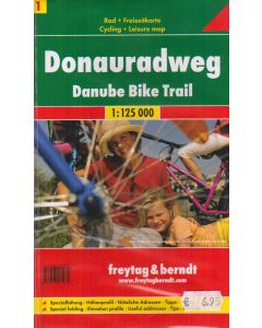 Donauradweg-Danube Bike Trail 1:125.000