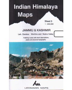 Jammu & Kashmir, Leh, Zanskar, Markha e Nubra Valley sheet 3 - 1:200.000