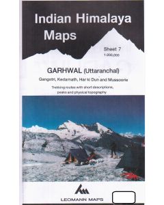 Garhwal (Uttaranchal), Gangotri, Kedarnath, Har ki Dun e Mussoorie sheet 7 - 1:200.000