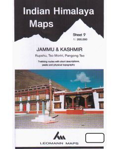 Jammu & Kashmir, Rhupsu, Tso Moriri, Pangong Tso sheet 9 - 1:200.000