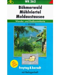 Bohmerwald, Muhlviertel, Moldaustausse 1:50.000