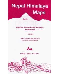 Annapurna, Machhapuchhare, Marsyangdi, Muktinath sheet 4 - 1:200.000