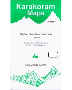 Siachen, Rimo, Saser Kangri sheet 4 - 1:200.000