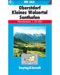 Oberstdorf, Kleines Walsertal, Sonthofen 1:50.000