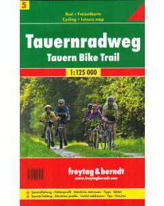 Tauernradweg-Tauern Bike Trail 1:125.000