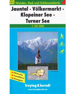 Jauntal, Volkermarkt, Klopeiner See, Turner See 1:50.000