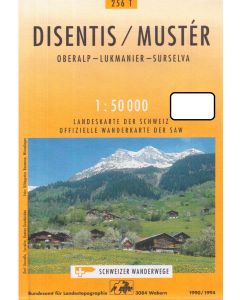 Disentis, Mustér 1:50.000