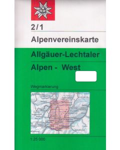 Allgauer-Lechtaler Alpen West 1:25.000