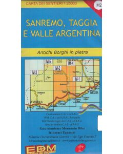 Sanremo, Taggia e Valle Argentina f.IM2 1:25.000