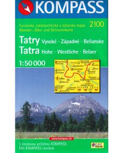 Tatra Hohe, Westliche, Belaer 1:50.000 