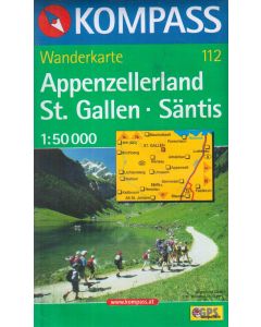 Appenzellerland, Saint Gallen, Säntis 1:50.000