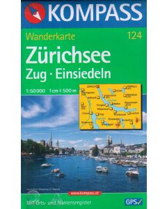 Zürichsee, Zug, Einsiedeln 1:50.000