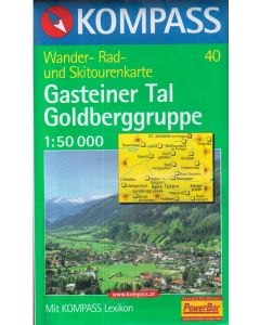 Gasteiner Tal, Goldberggruppe 1:50.000