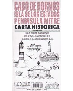 Cabo de Hornos, Isla de Los Estados, Peninsula Mitre 1:400.000