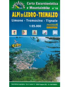 Alpi di Ledro - Tremalzo f.16 1:25.000