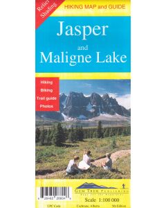 Jasper and Maligne Lake 1:100.000 