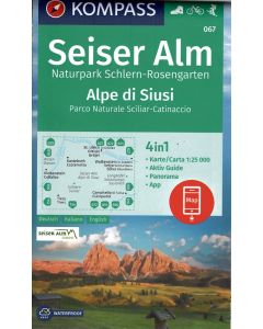 Alpe di Siusi, Parco Naturale Sciliar-Catinaccio 1:25.000