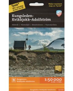 Kungsleden: Kvikkjokk - Adolfstrom 1:50.000