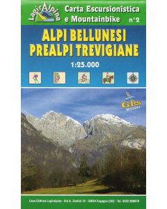 Alpi Bellunesi, Prealpi Trevigiane f.2 1:25.000