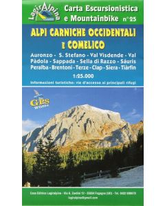 Alpi Carniche Occidentali e Comelico f.25 1:25.000