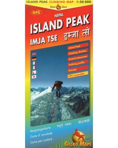 Island Peak climbing map 1:20.000