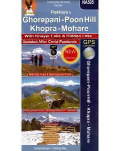 Pokhara to Ghorepani 1:50.000