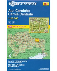 Alpi Carniche, Carnia Centrale 1:25.000