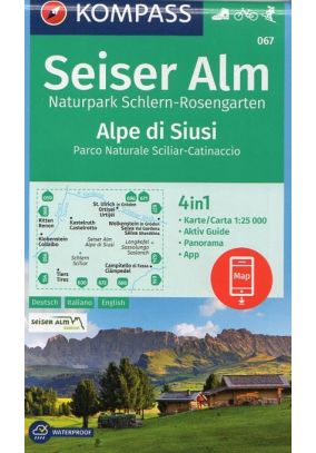 Alpe di Siusi, Parco Naturale Sciliar-Catinaccio 1:25.000