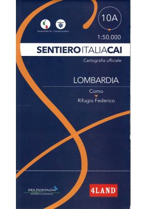 Sentiero Italia Lombardia 10A 1:50.000 Como - Rifugio Federico