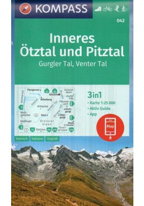 Inneres Ötztal und Pitztal 1:25.000