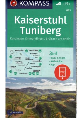 Kaiserstuhl, Tuniberg 1:25.000