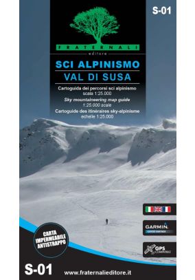 Sci alpinismo  Val di Susa 1:25.000