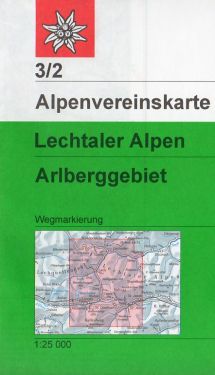 Lechtaler Alpen - Arlberggebiet 1:25.000