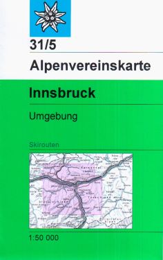 Innsbruck Skiroute 1:50.000