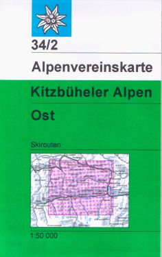 Kitzbueheler Alpen Ost Skirouten 1:50.000