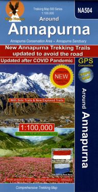 Around Annapurna 1:100.000