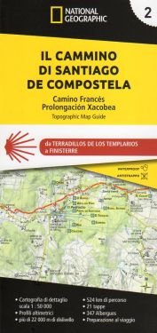 Cammino di Santiago de Compostela vol.2 - atlante 1:50.000