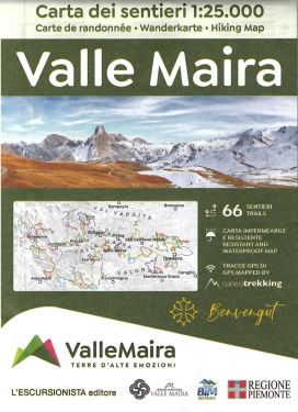 Valle Maira 1:25.000 - 66 itinerari